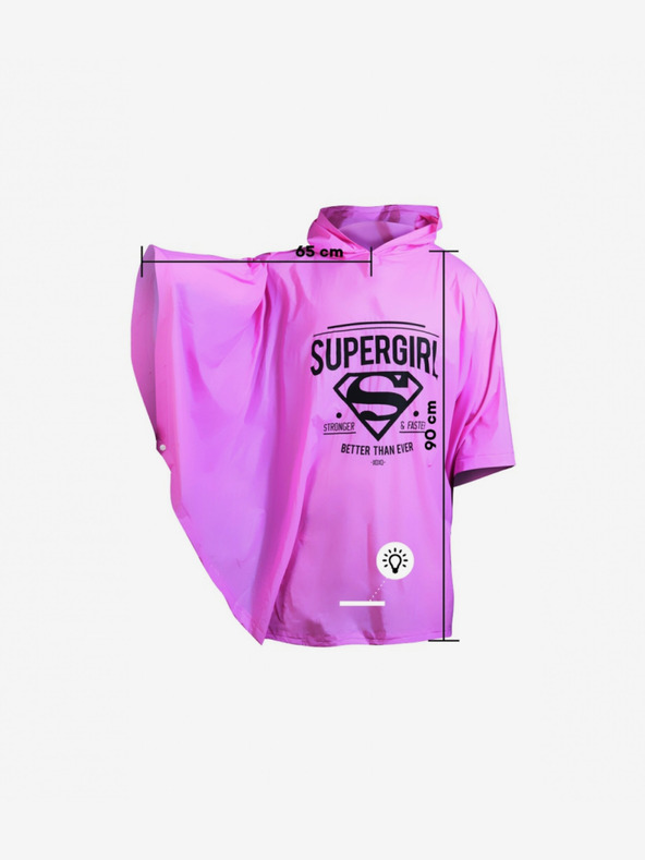 BAAGL  Šolski nahrbtnik Supergirl s pončem - STAY CALM