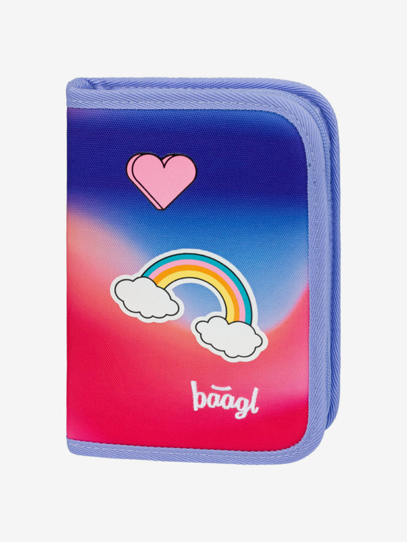 BAAGL  Rdeč 3 SET Airy Hippie: nahrbtnik, svinčnik, torba Baagl