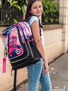 BAAGL  Roza Šolski nahrbtnik Cubic Abstract Baagl