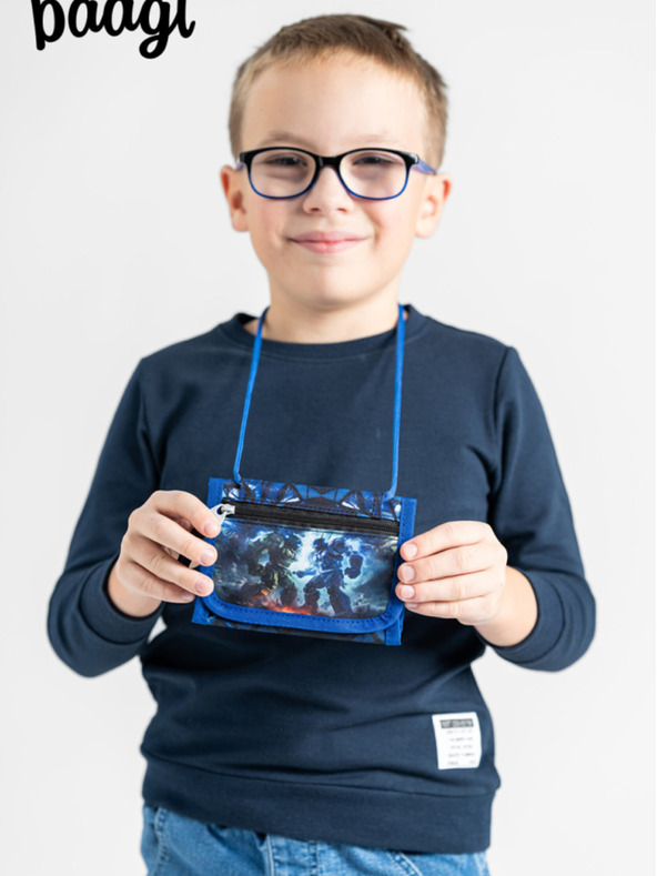 BAAGL  Črna denarnica za vratu Baagl Robots