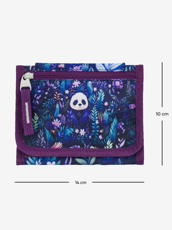 BAAGL  Vijolična denarnica za okoli vratu Baagl Jungle Panda