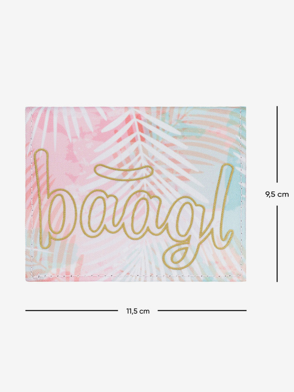 BAAGL  Roza Študentska denarnica Baagl Sunset