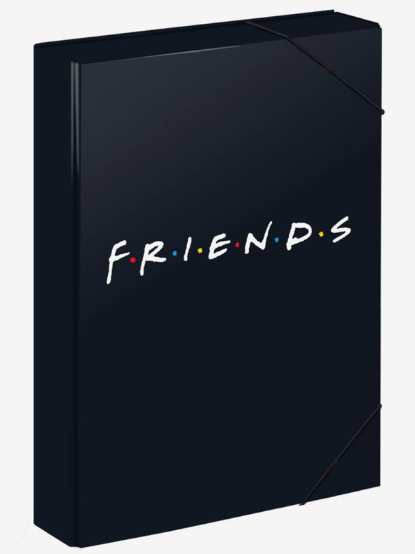 BAAGL  Črna šolska platnica za zvezek A4 Jumbo Friends Baagl