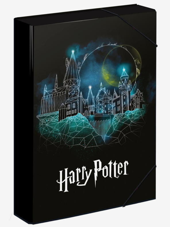 BAAGL  Črna šolska platnica za zvezek A4 Jumbo Harry Potter Baagl