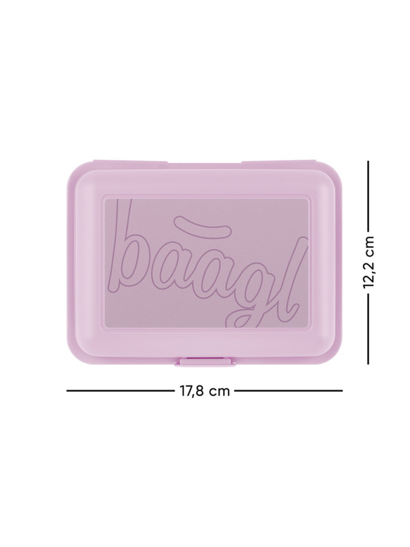 BAAGL  Baagl škatla za malico vijolična sivka