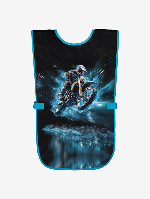 BAAGL  Modri otroški predpasnik Motorno kolo Baagl