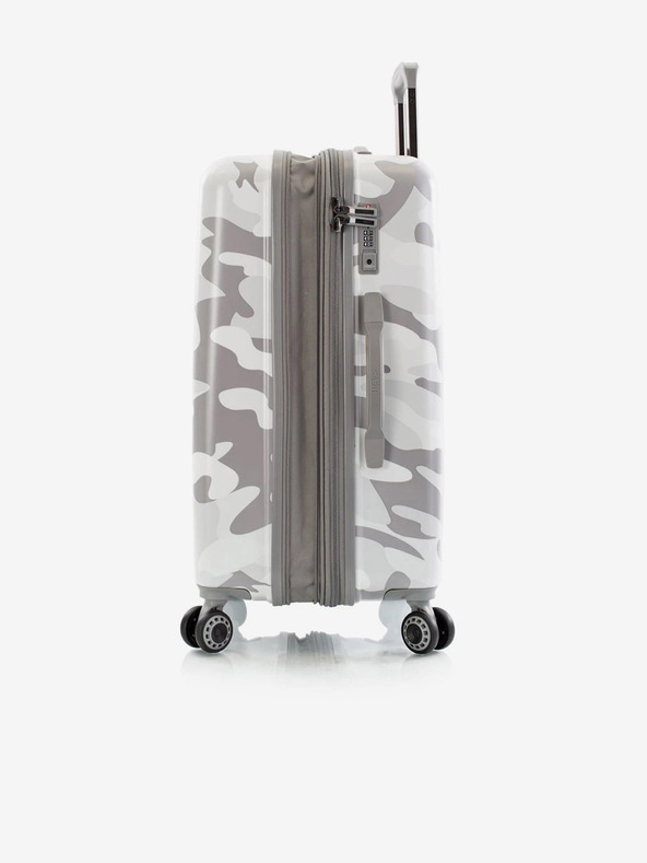 Heys Komplet treh belih kovčkov Heys White Camo S, M, L
