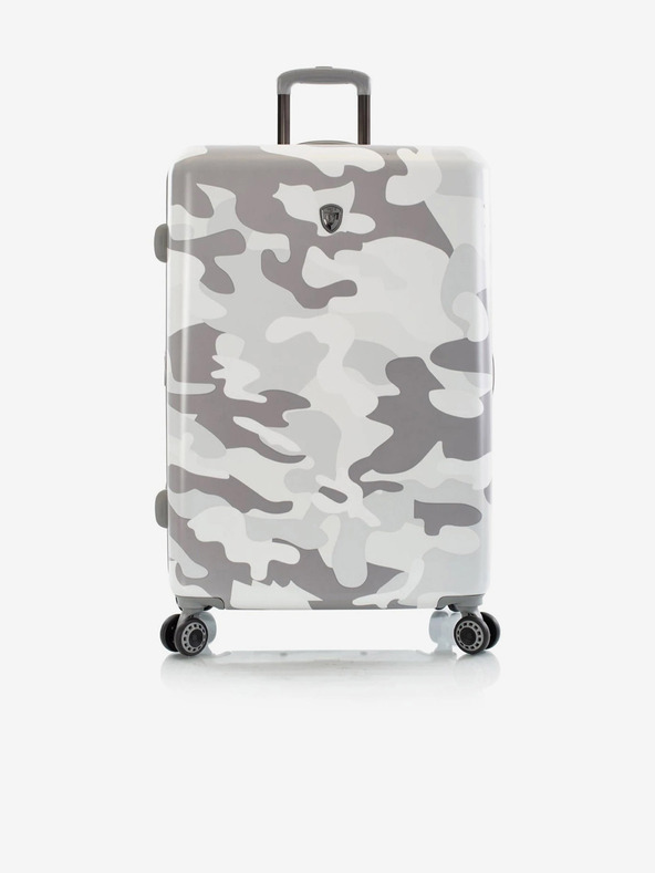 Heys Komplet treh belih kovčkov Heys White Camo S, M, L