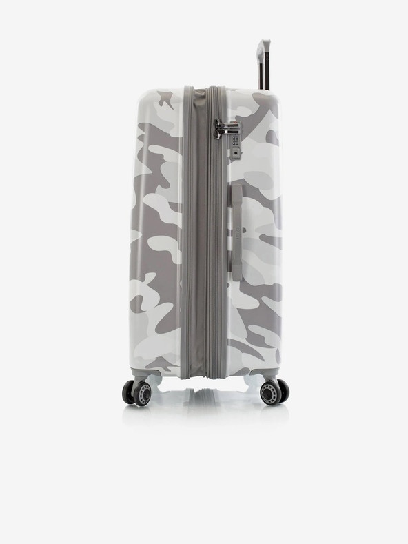 Heys Komplet treh belih kovčkov Heys White Camo S, M, L