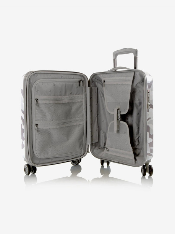 Heys Komplet treh belih kovčkov Heys White Camo S, M, L
