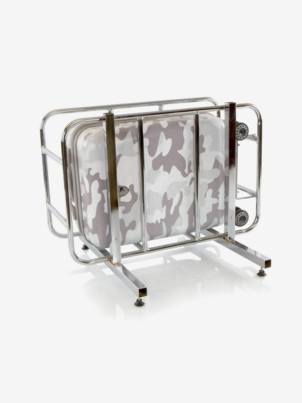 Heys Komplet treh belih kovčkov Heys White Camo S, M, L