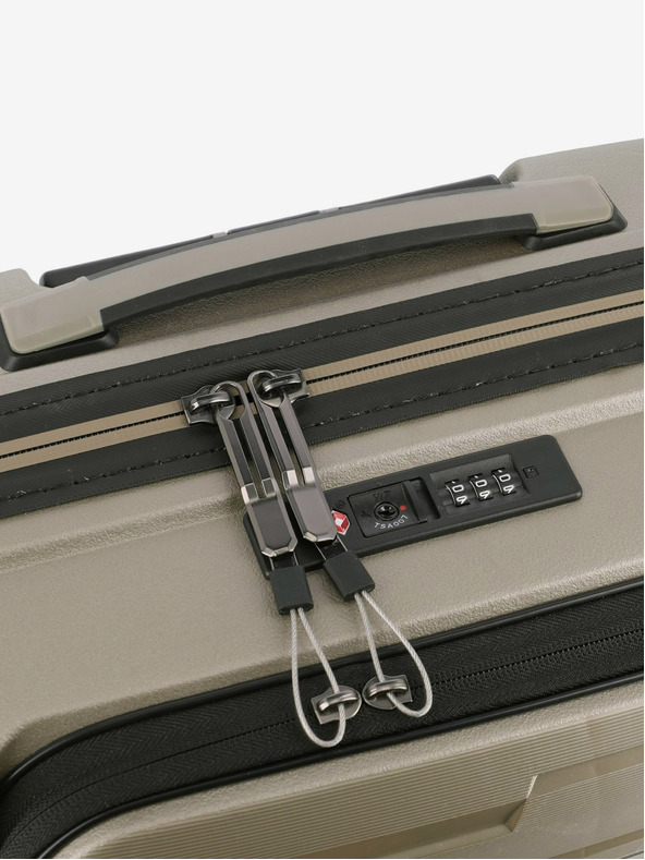 Travelite Bež Travelite Air Base 4w S sprednji žep šampanjec