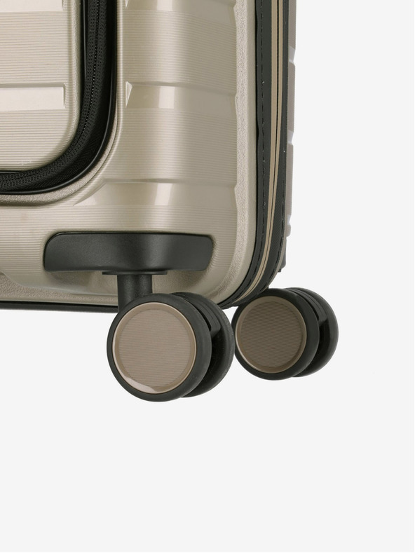 Travelite Bež Travelite Air Base 4w S sprednji žep šampanjec