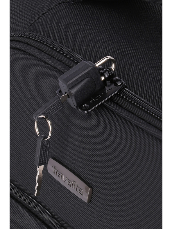 Travelite Potovalni kovček Travelite Cabin 2w Underseater Black