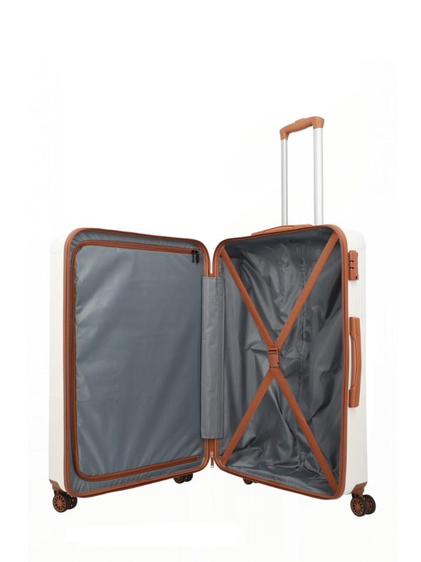 Travelite Travelite Bali L bela/kognjetina