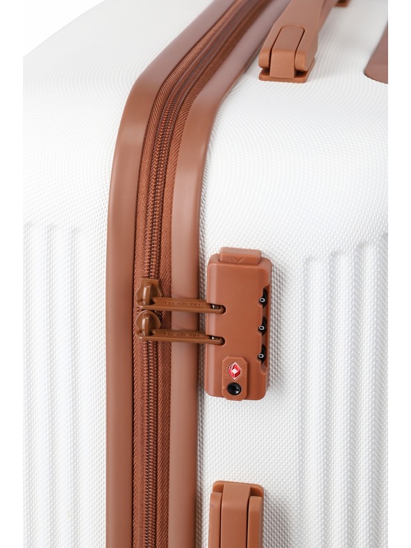 Travelite Travelite Bali L bela/kognjetina