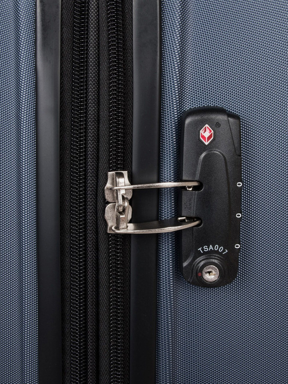 Travelite Potovalni kovček Travelite City 4w L Navy