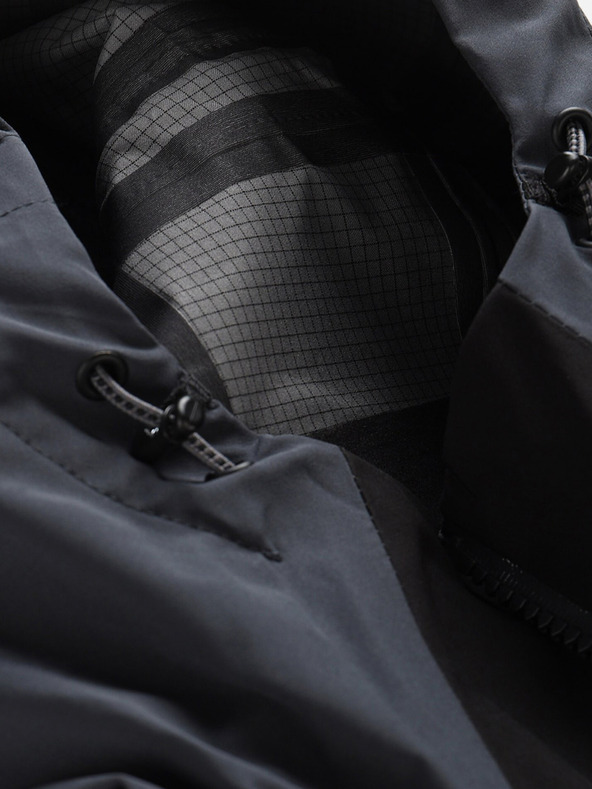 ALPINE PRO Temno siva moška športna jakna ALPINE PRO Gor