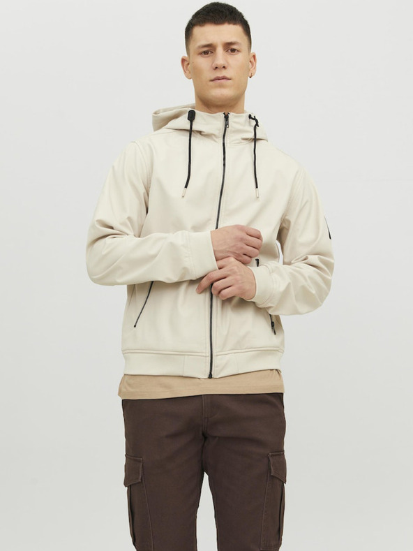 Jack & Jones Jack & Jones Basic moška kremna softshell jakna