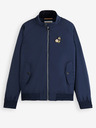 Scotch & Soda Temno modra moška softshell jakna Scotch & Soda Classic Harrington
