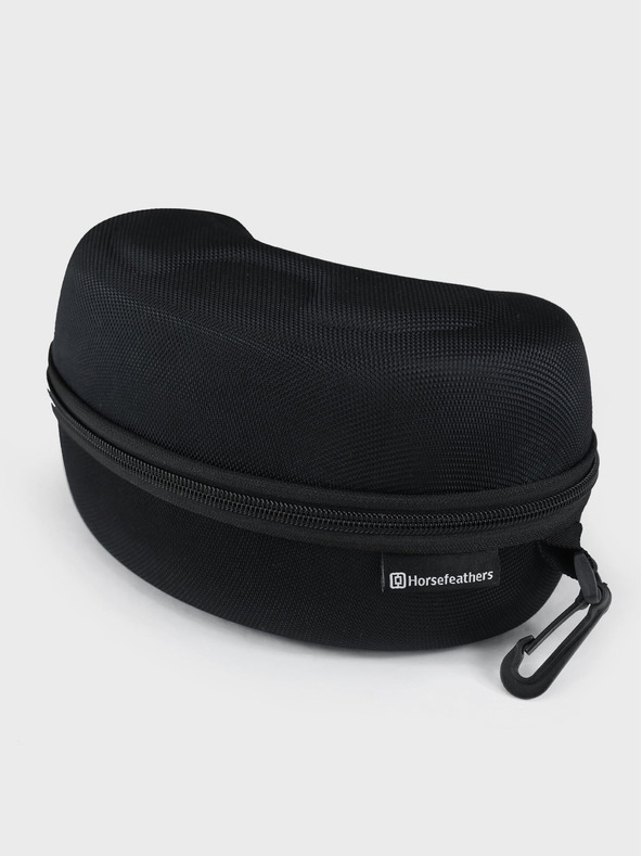 Horsefeathers MTB očala Patriot - black/mirror green HORSEFEATHERS