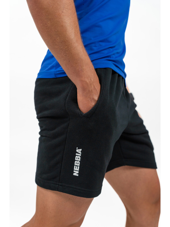 Nebbia Kratke hlače sproščenega kroja MAXIMUM 336 M,črna