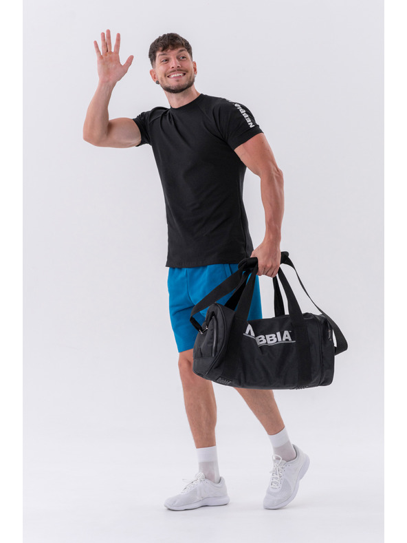 Nebbia Kratke hlače sproščenega kroja s stranskimi žepi 319 M,modra