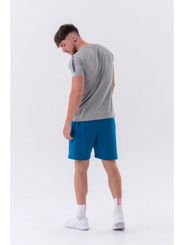 Nebbia Kratke hlače sproščenega kroja s stranskimi žepi 319 M,modra