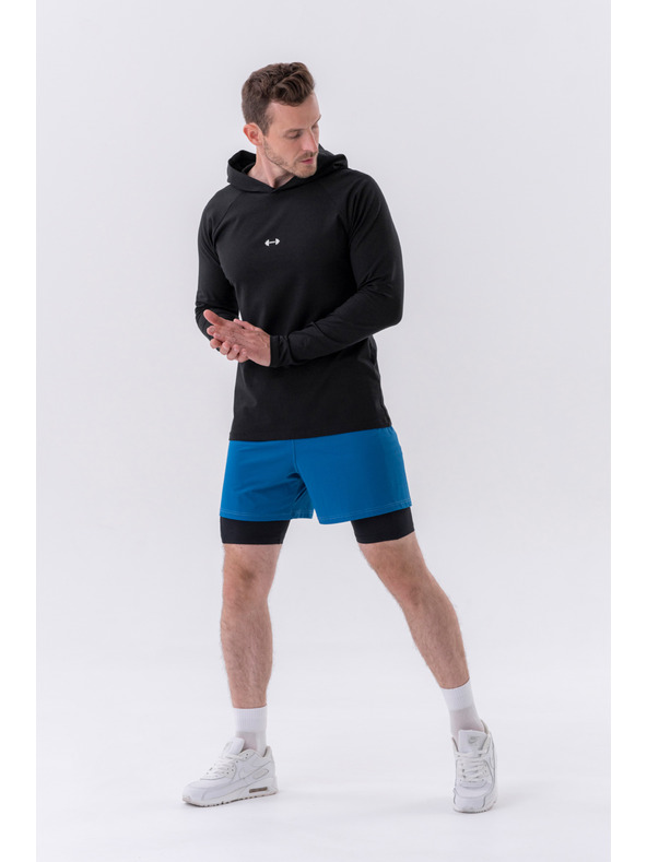 Nebbia Dvoslojne kratke hlače z mobilnimi žepi 318 M,siva