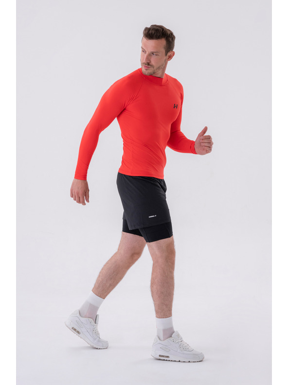 Nebbia Dvoslojne kratke hlače z mobilnimi žepi 318 M,siva