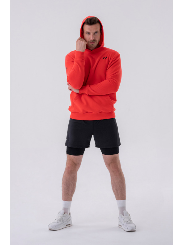 Nebbia Dvoslojne kratke hlače z mobilnimi žepi 318 M,siva