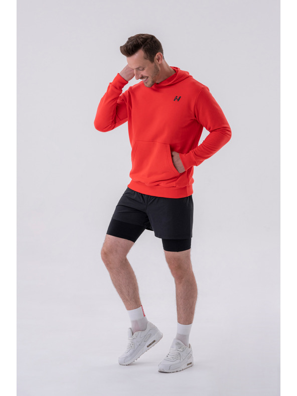 Nebbia Dvoslojne kratke hlače z mobilnimi žepi 318 M,siva