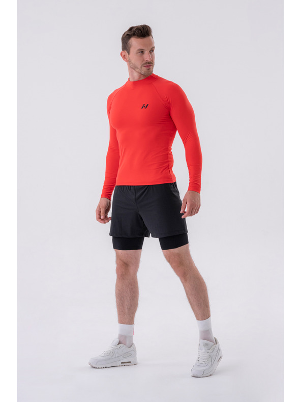 Nebbia Dvoslojne kratke hlače z mobilnimi žepi 318 M,siva