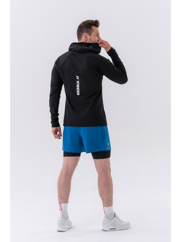 Nebbia Dvoslojne kratke hlače z mobilnimi žepi 318 M,siva