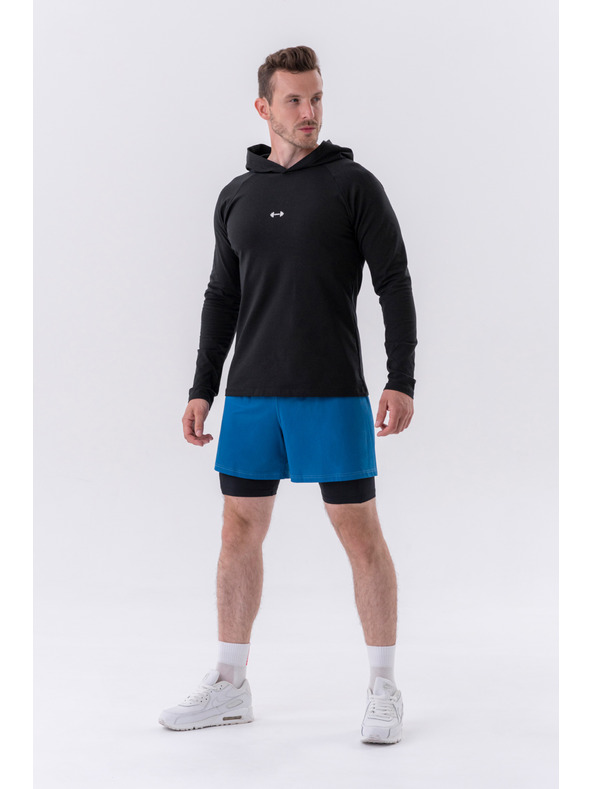 Nebbia Dvoslojne kratke hlače z mobilnimi žepi 318 M,siva