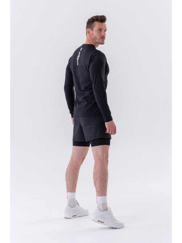 Nebbia Dvoslojne kratke hlače z mobilnimi žepi 318 M,siva