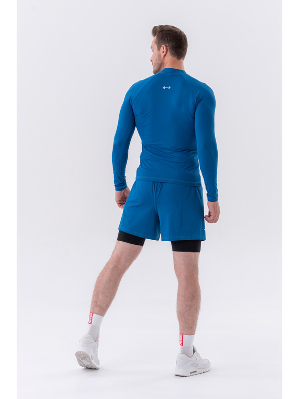 Nebbia Dvoslojne kratke hlače z mobilnimi žepi 318 M,siva