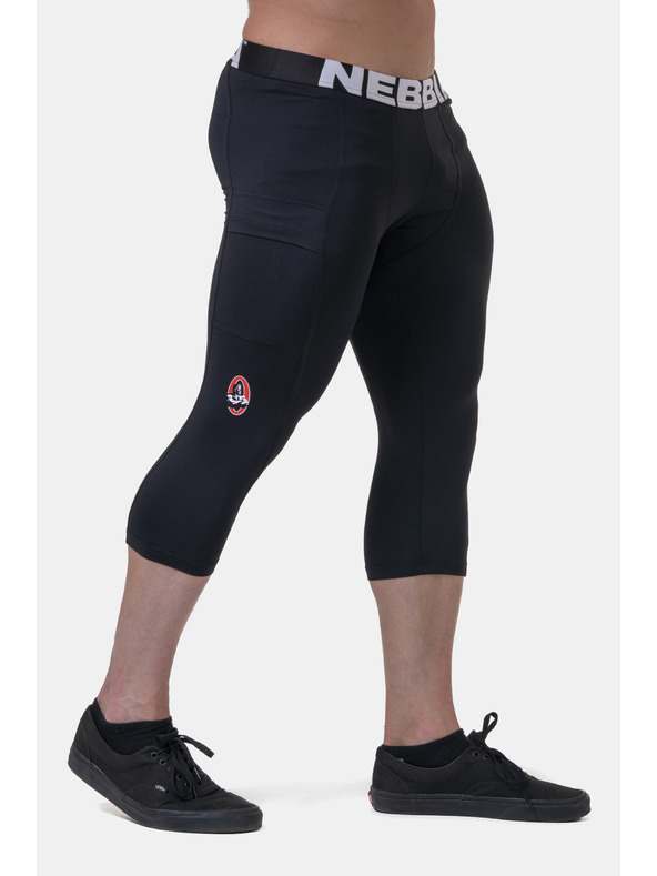 Nebbia Legende današnjega dne leggings 3/4 dolžine 188 Black Nebbia