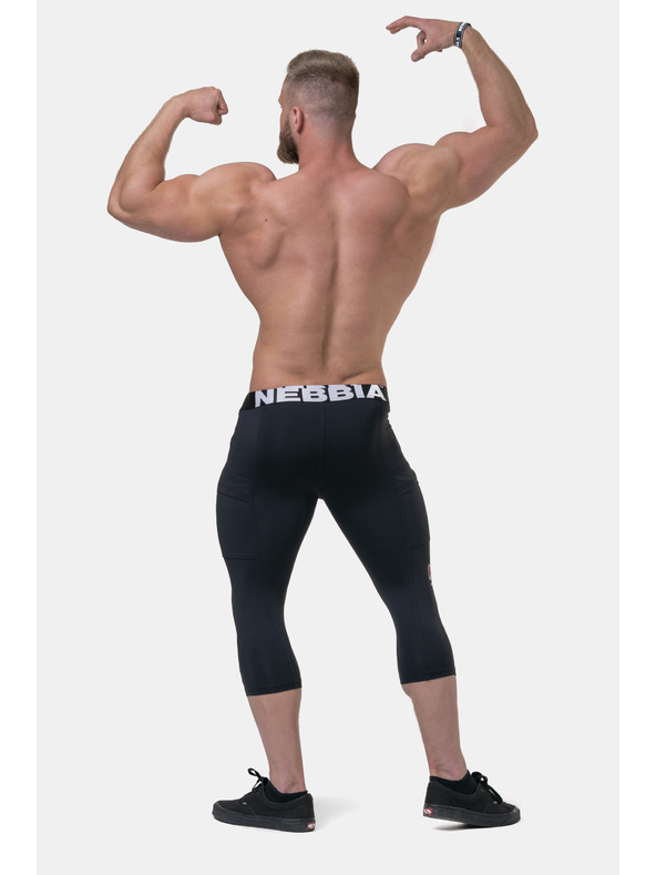 Nebbia Legende današnjega dne leggings 3/4 dolžine 188 Black Nebbia