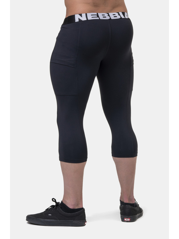 Nebbia Legende današnjega dne leggings 3/4 dolžine 188 Black Nebbia