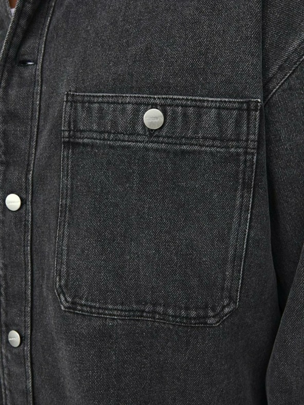 Jack & Jones Temno siva moška majica Jack & Jones Santorini