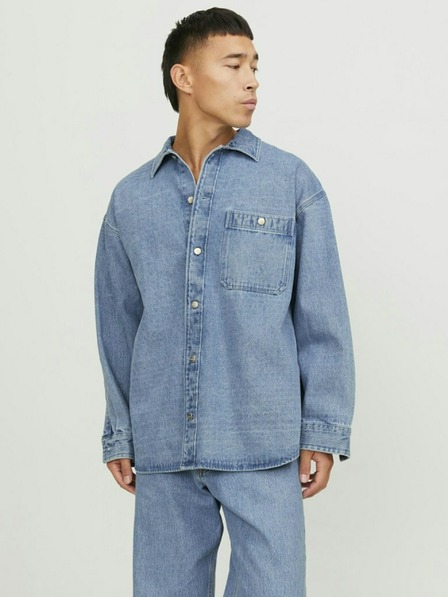 Jack & Jones Modra moška majica Jack & Jones Santorini Denim Top