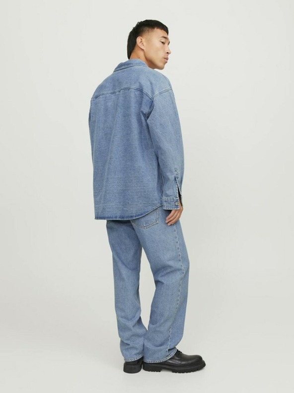 Jack & Jones Modra moška majica Jack & Jones Santorini Denim Top