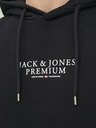 Jack & Jones Črna moška jopa s kapuco Jack & Jones