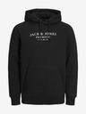Jack & Jones Črna moška jopa s kapuco Jack & Jones