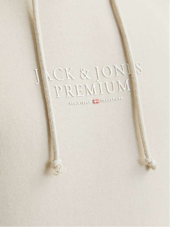 Jack & Jones Jack & Jones Moška bež jopa s kapuco