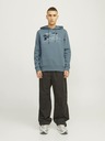 Jack & Jones Modra moška majica s kapuco Jack & Jones