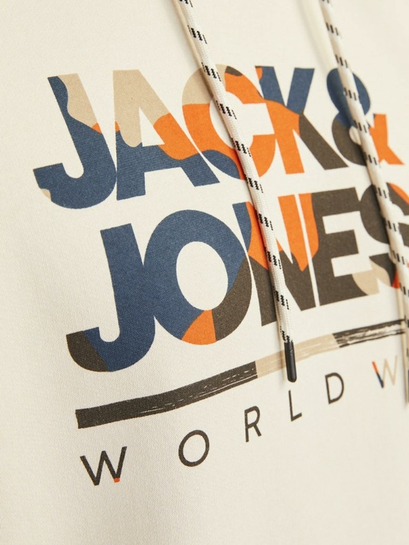 Jack & Jones Jack & Jones Moška bež jopa s kapuco