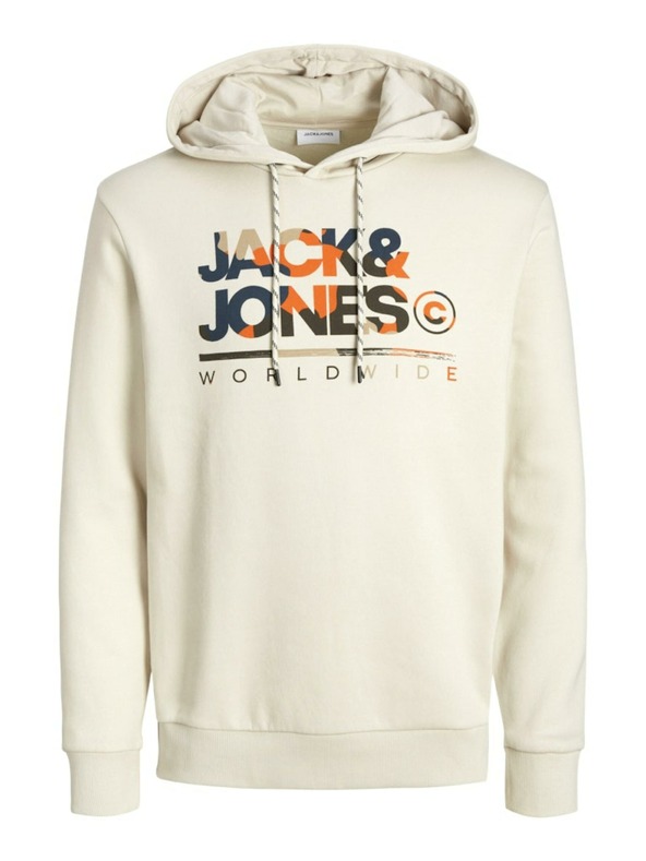 Jack & Jones Jack & Jones Moška bež jopa s kapuco