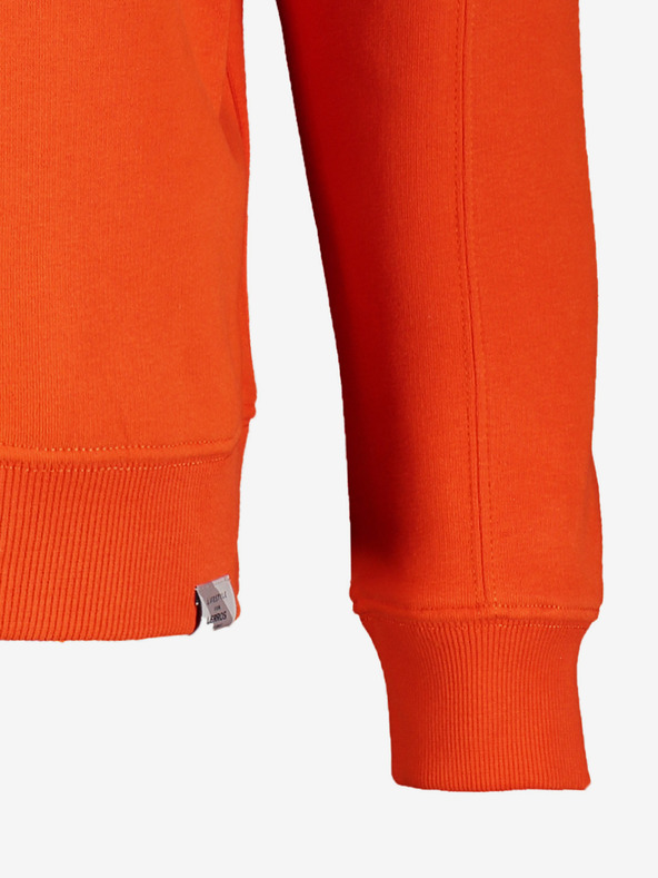 LERROS Oranžna moška majica s kapuco LERROS